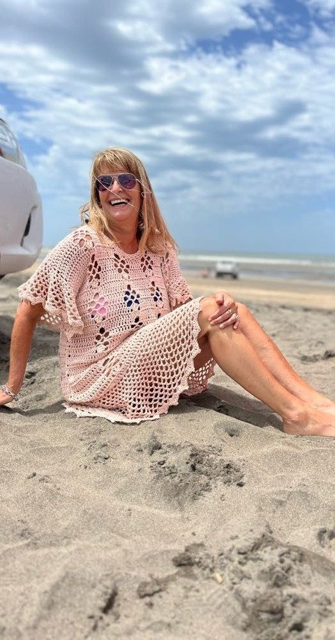 Rose vestido de playa