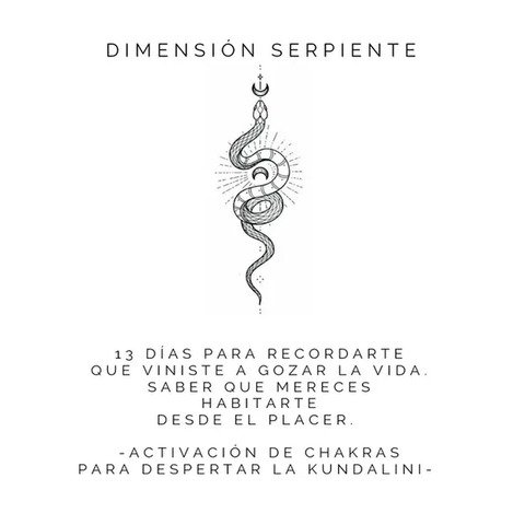Dimensión Serpiente - Mereces gozarte la vida. 