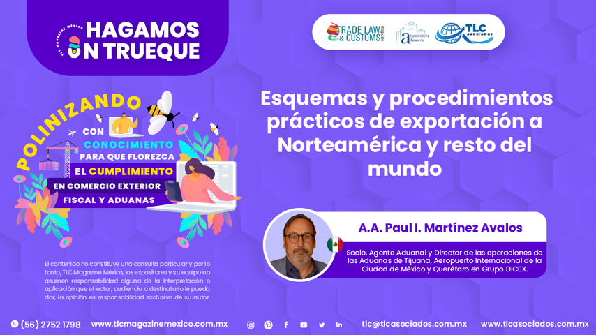 Hagamos un Trueque - Esquemas y procedimientos prácticos de exportación a Norteamérica y resto del mundo por el A.A. Paul I. Martínez Avalos
