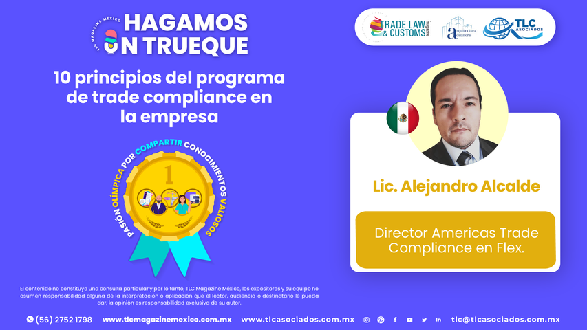 Hagamos un Trueque - 10 principios del programa de trade compliance en la empresa por el Lic. Alejandro Alcalde