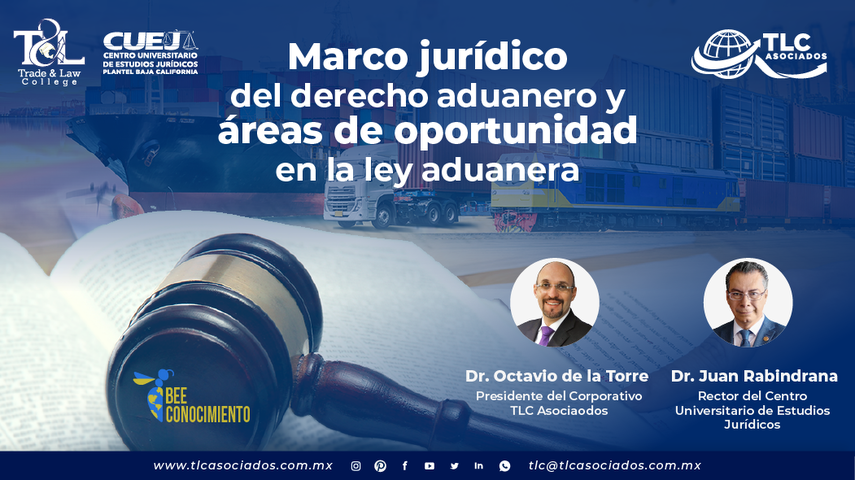 Marco jurídico del derecho aduanero y áreas de oportunidad en la ley aduanera - Dr. Octavio de la Torre y Dr. Juan Rabindrama
