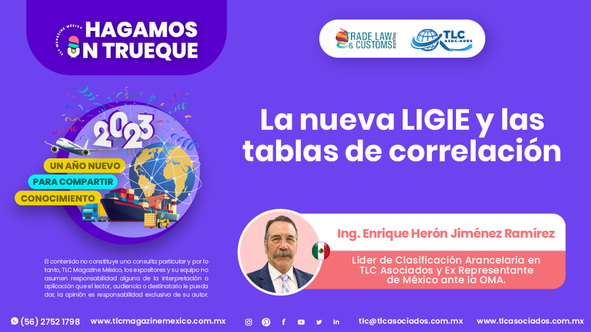 Hagamos un Trueque - La nueva LIGIE y las tablas de corrección por el Ing. Enrique Herón Jiménez