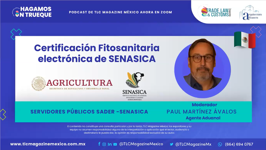 Certificación Fitosanitaria electrónica de SENASICA con Paul Martínez Ávalos