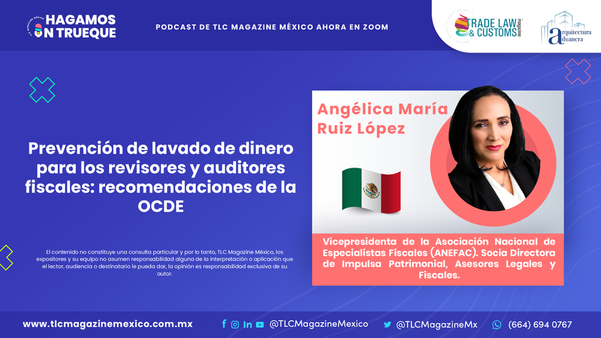 Prevención de lavado de dinero para los revisores y auditores fiscales recomendaciones de la OCDE con Angélica María Ruiz López