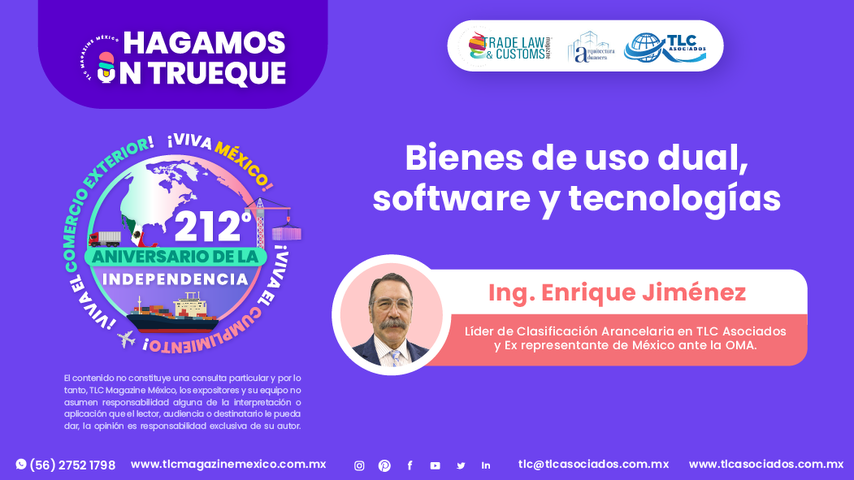 Hagamos un Trueque - Bienes de uso dual, software y tecnologías por el Ing. Enrique Jiménez