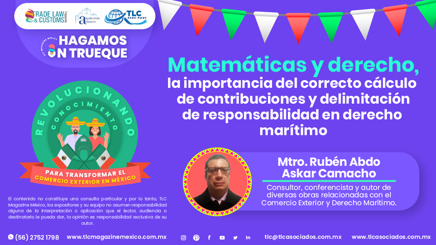 Hagamos un Trueque - Matemáticas y derecho por el Mtro. Rubén Askar Camacho