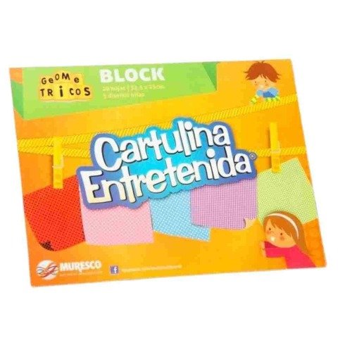 Block Nº5 Cartulina Entretenida Geometricos Muresco 