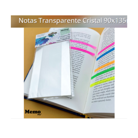 Notas Transparentes Cristal Memofix