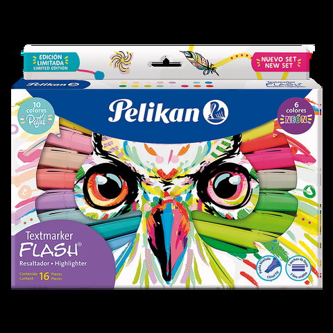 Set Pelikan Flash Buho x16