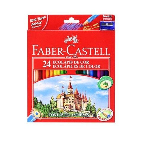 Lápices de Colores Faber Castell x24
