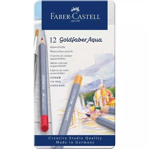 Lápices De Colores Goldfaber Acuarelables x12 Faber Castell