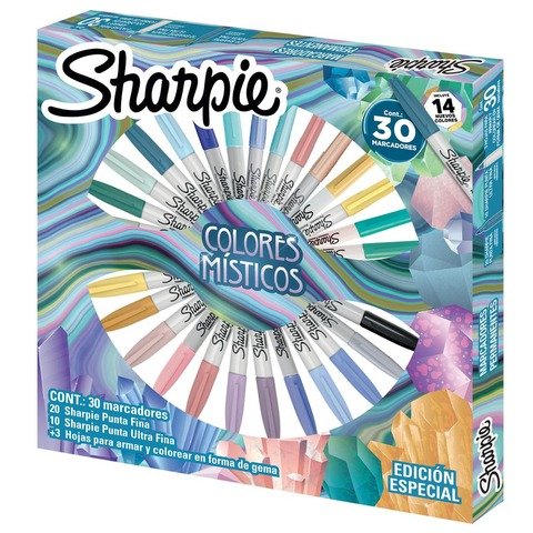 Ruleta Sharpie Colores Místicos x30