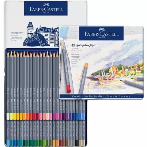 Lápices De Colores Goldfaber x48 Faber Castell