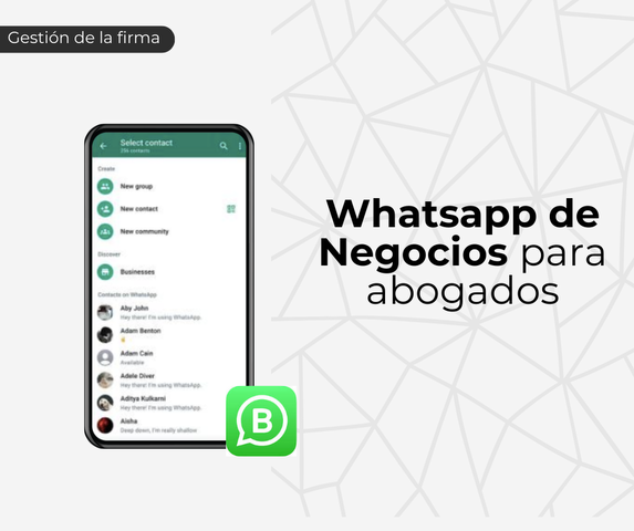 Whatsapp de Negocio para abogados