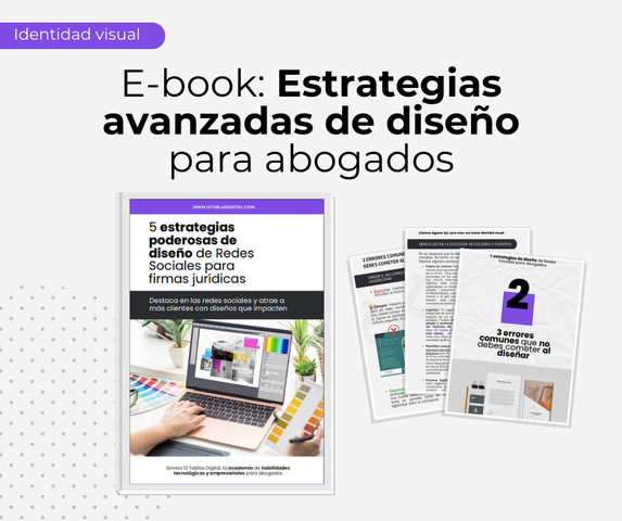 E-book: 5 estrategias de diseño avanzadas para Redes Sociales de abogados