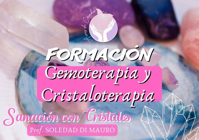 GEMOTERAPIA Y CRISTALOTERAPIA - Prof. Soledad di Mauro