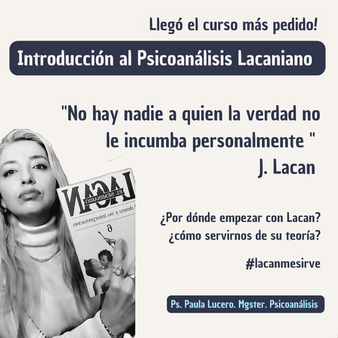 Introducción Al Psicoanálisis Lacaniano - Anudha Psicoanálisis