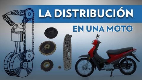 La distribución en motos