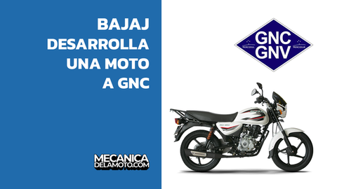 La moto a GNC de Bajaj