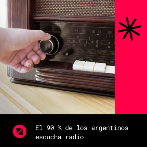 El 90 % de los argentinos escucha radio