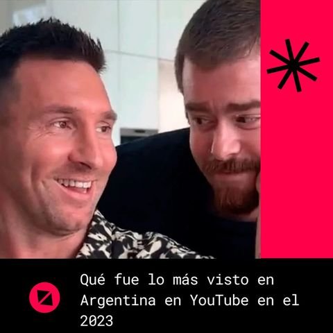 Qué fue lo más visto en Argentina en YouTube en el 2023