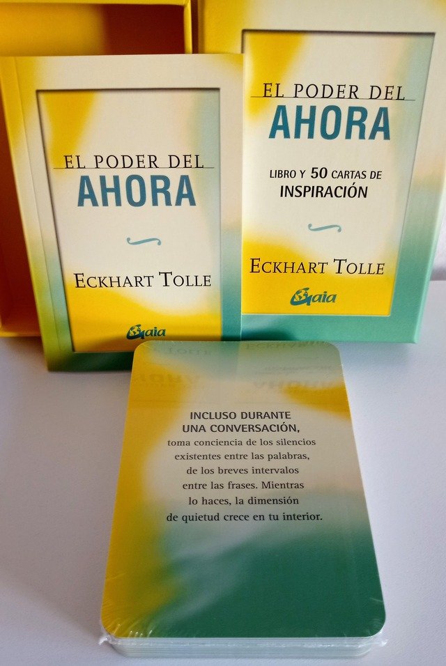 PODER DEL AHORA 50 CARTAS DE INSPIRACION (CAJA) por TOLLE ECKHART -  9788484456407 - Casassa y Lorenzo