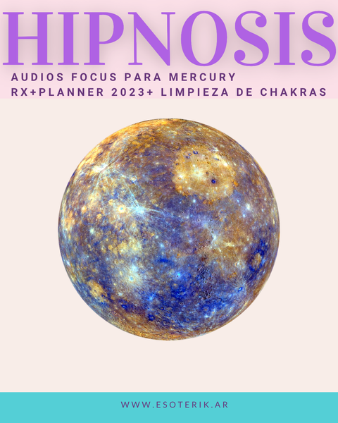 Audio Focus para surfear Mercury Rx + planner 2023+limpieza de chakras